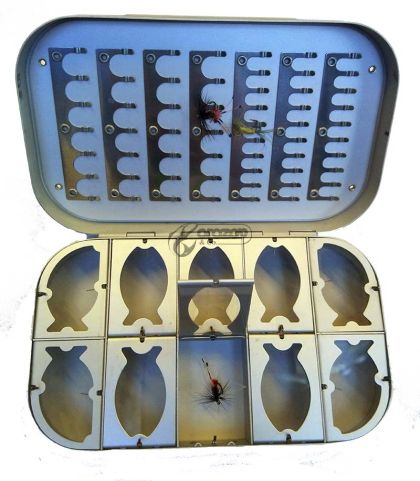 Aluminum fly box 10 cells