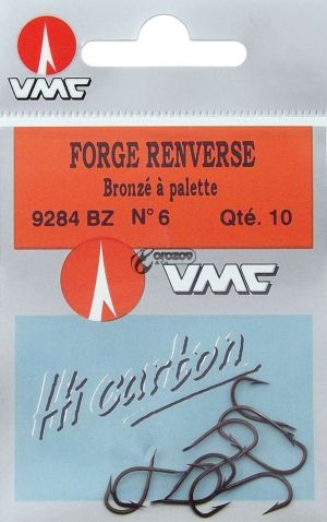 Карбонови куки VMC 9284 FORGE RENVERSE BZ, цвят бронз, налични в различни размери