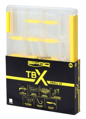 SPRO TBX - Tackle Box Range  17,5x12,5x2,5cm Clear