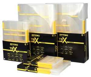 SPRO TBX - Tackle Box Range  25x17,5x2,5cm Clear
