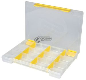 SPRO TBX - Tackle Box Range  25x17,5x2,5cm Clear