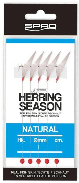 SPRO HERRING SEASON RIGS 5X NATURAL HOOKS 8