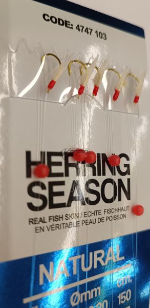 SPRO HERRING SEASON RIGS 5X NATURAL HOOKS 8