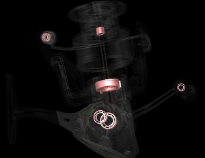 Спинингова макра Okuma ITX Carbon Spinning Reel преден аванс