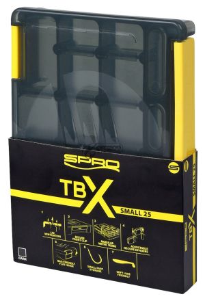 Кутия SPRO TBX - Tackle Box Range 17,5x12,5x2,5cm Dark